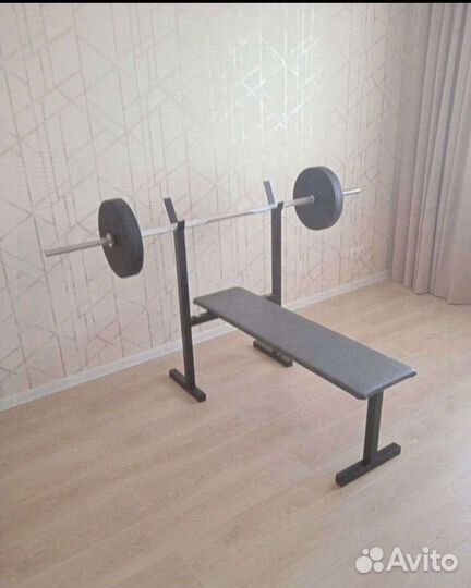 Стойка для штанги и Скамья для жима