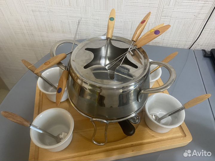 Фондюшница, набор для фондю в коробке