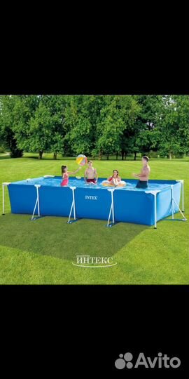 Каркасный бассейн intex