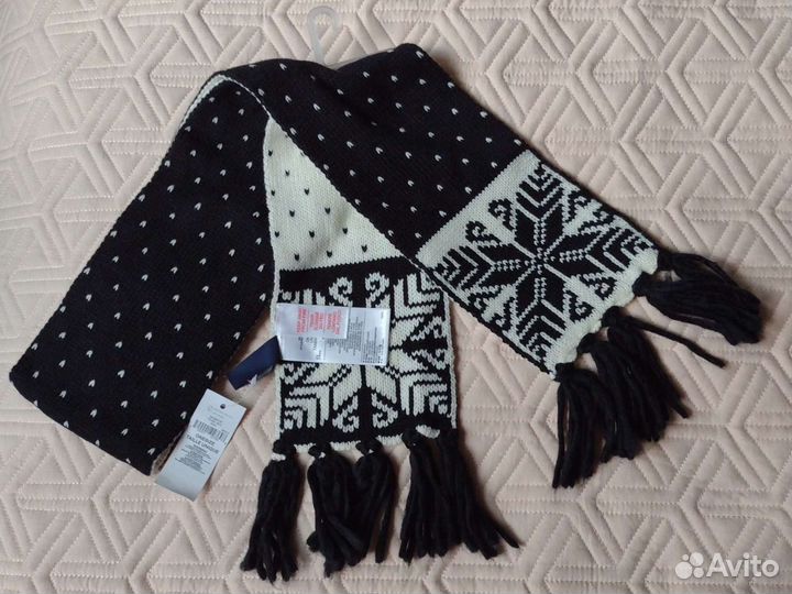 Новая зимняя шапка и шарф Gap р. S/M 50-52 девочки