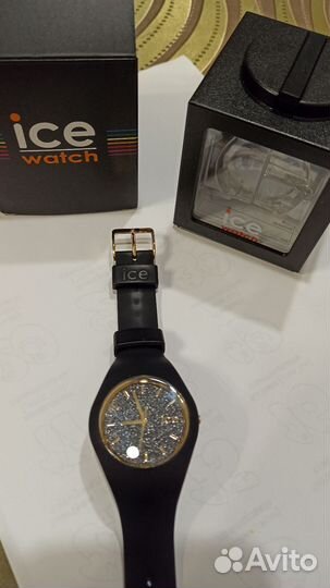 Часы ice watch glitter black женские