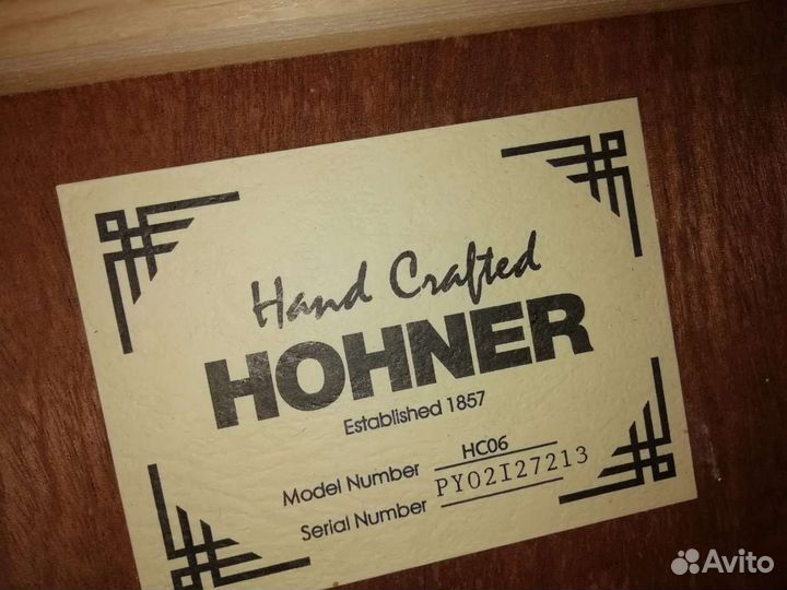 Акустическая гитара hohner HC 06