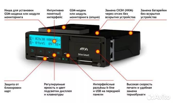 Тахограф атол - новый