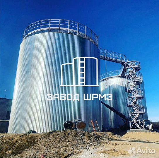 Резервуар вертикальный стальной 400 кубов