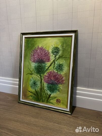 Интерьерная картина чертополох