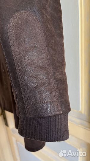 Винтажная куртка из натуральной кожи