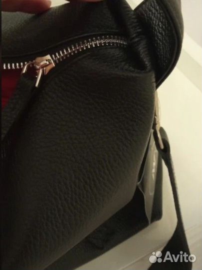 Сумка мешок натуральная кожа