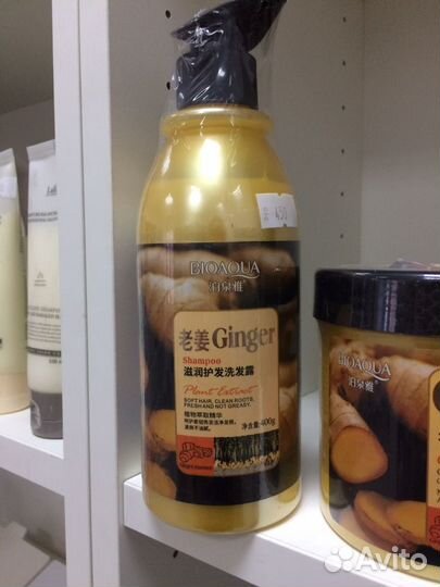 Bioaqua шампунь для укрепления волос с имбирем