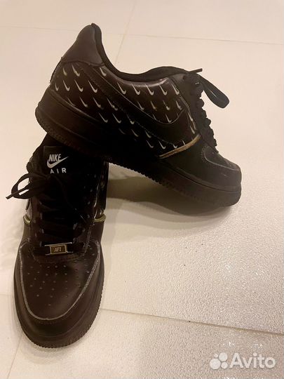 Кроссовки nike air force 1 черные