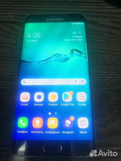 LCD дисплей Samsung s6 edge plus ориг в рамке