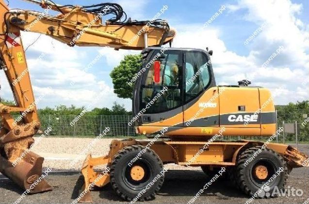 Стекло для колесного экскаватора Case WX130/WX210