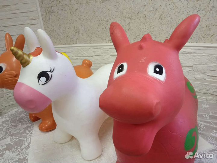 Игрушка попрыгун заяц дракон единорог