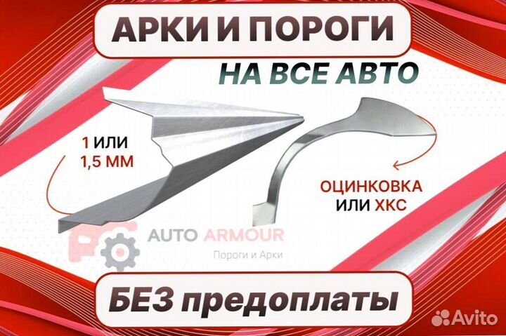 Арки для Kia Rio на все авто кузовные