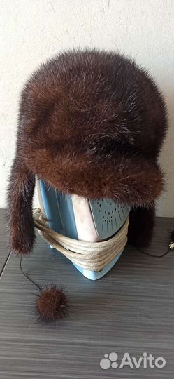 Шапка норковая женская