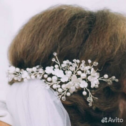 Украшение для волос веточка