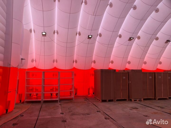 Надувной ангар. Пневмокаркасный склад