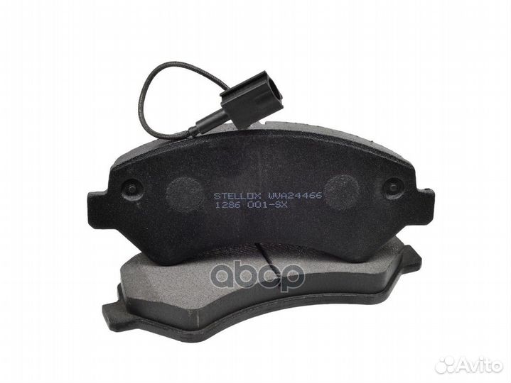 1286 001SX 1275 01 колодки дисковые п. Fiat Du