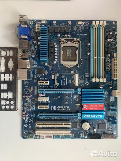 Материнская плата Gigabyte ga-z77-d3h lga 1155