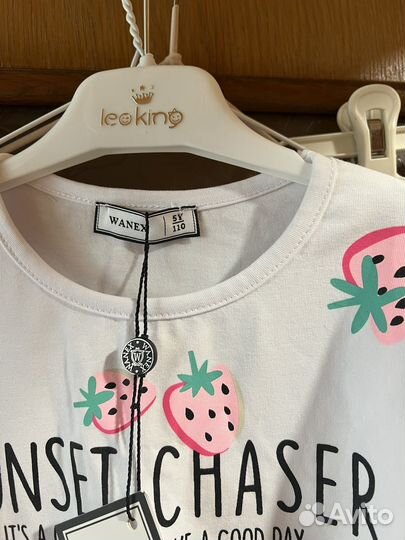 Футболка детская для девочки 110