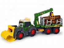 Лесовоз Dickie Toys Happy Fendt 3819003, 65 см, зе