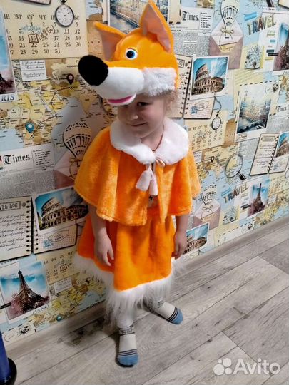 Прокат Костюм лиса лягушка красная шапочка