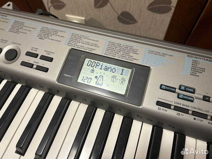 Синтезатор Casio CTK-1300 + подставка Torex