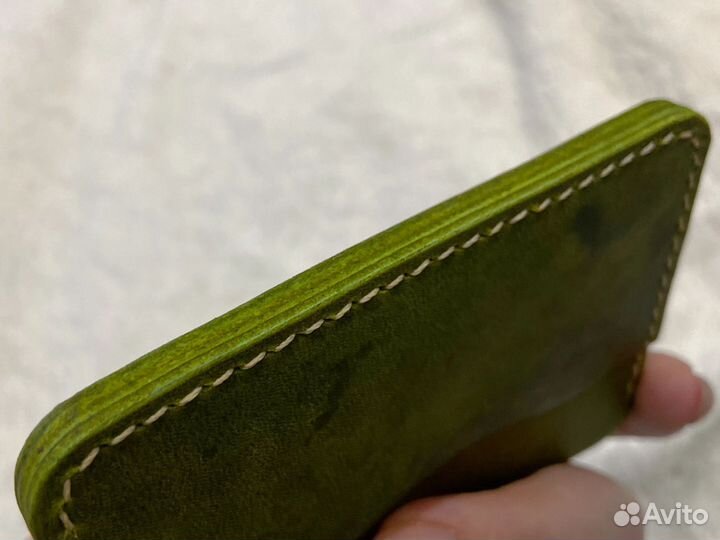 Картхолдер из натуральной кожи ручная работа