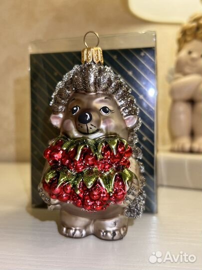 Елочные игрушки ёжики irena