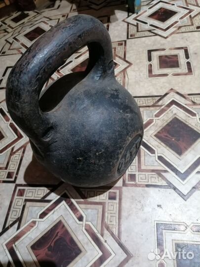 Гиря 24 кг СССР