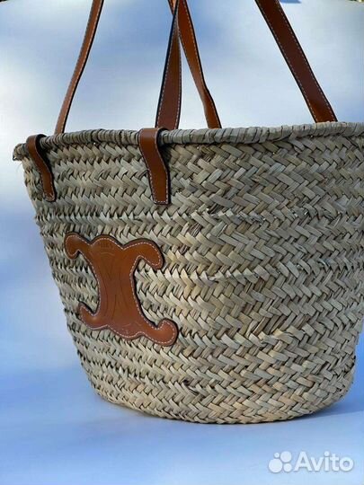 Сумка Celine соломенная