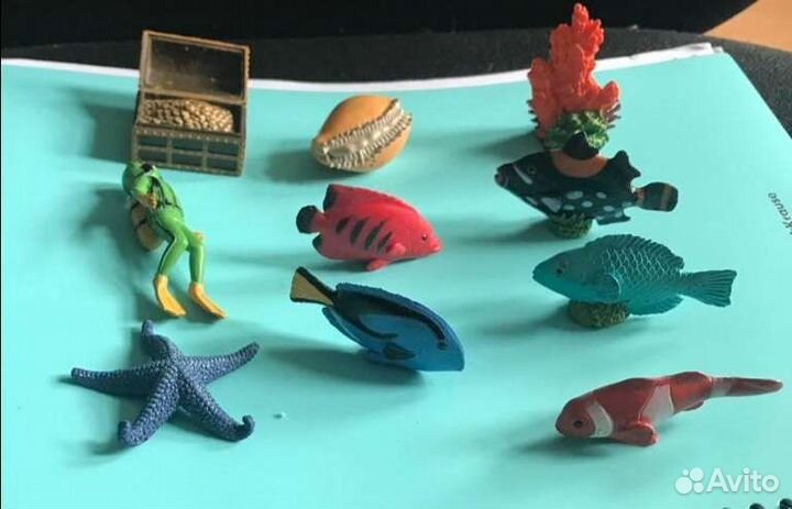 Игрушки фигурки для аквариума