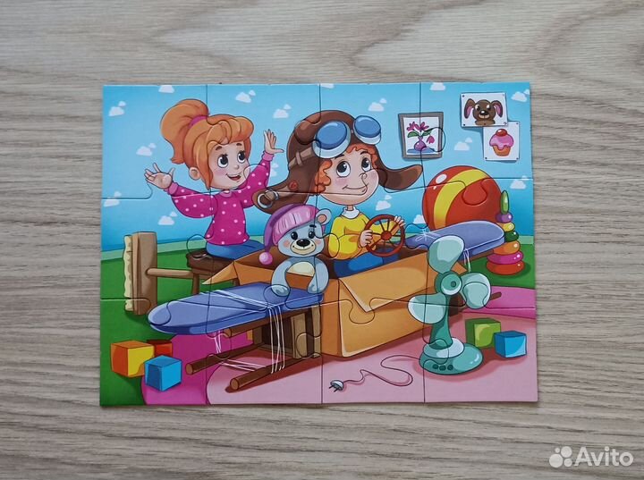 Пазлы для детей 3+ 2 шт