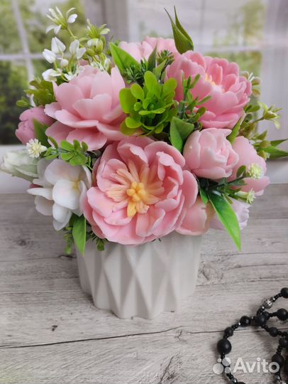 Букет из мыла