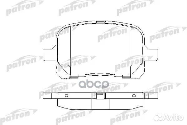 Колодки тормозные дисковые передн lexus: ES 91