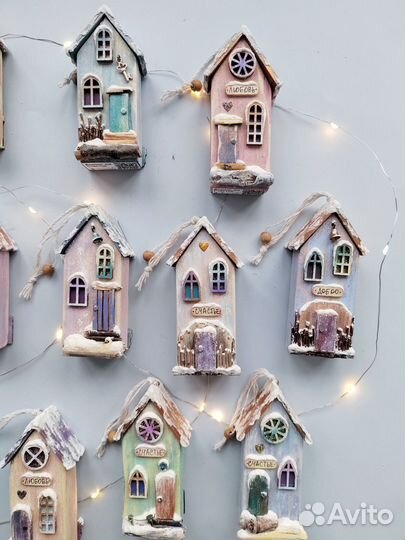 Домики из дерева Ручная работа