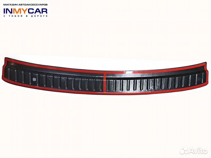 Накладка на бампер Hyundai Solaris 1 седан (14-16)