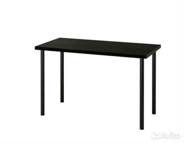 Письменный стол Молвакт Икеа черный 120х80