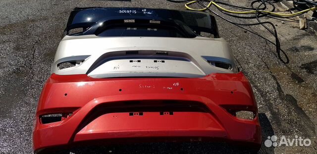 Hyundai Solaris Бампер Задний Х/Б Под Ремонт