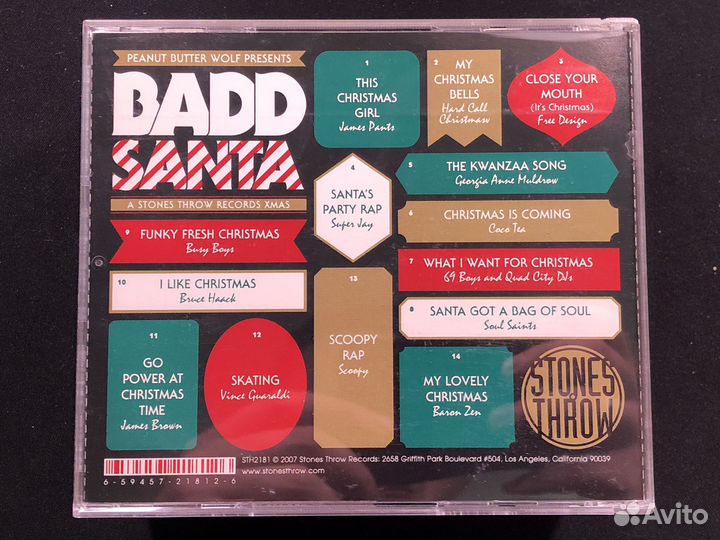 1309 / CD Peanut Butter Wolf – Badd Santa