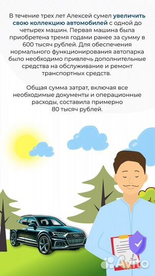 Пассивный доход на аренде авто до 30% годовых