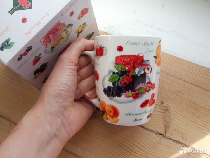 Кружка к 23 февраля, Кружка с фруктами, подарочные