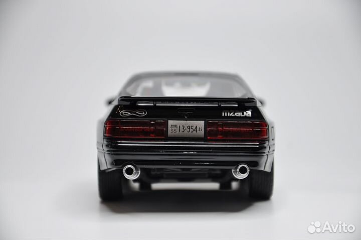Модель авто Mazda RX-7 FC RED suns 1:32 металл