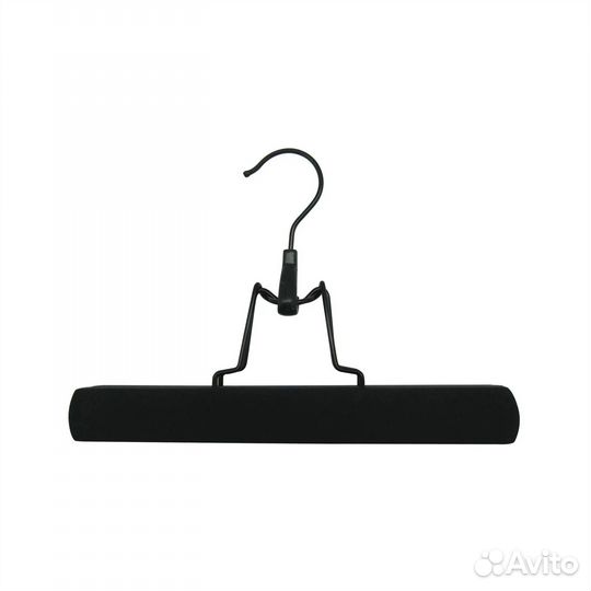 Вешалки чёрные soft touch-стильные 28x17.2x2.2