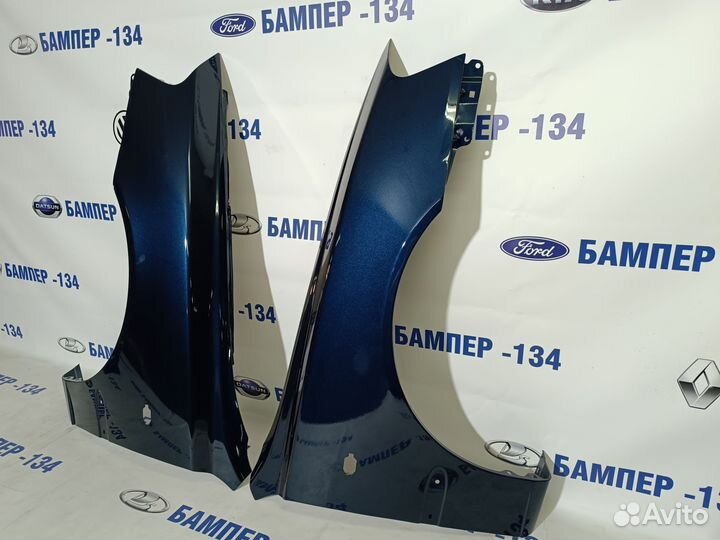 Крыло (комплект) hyundai accent синий B04