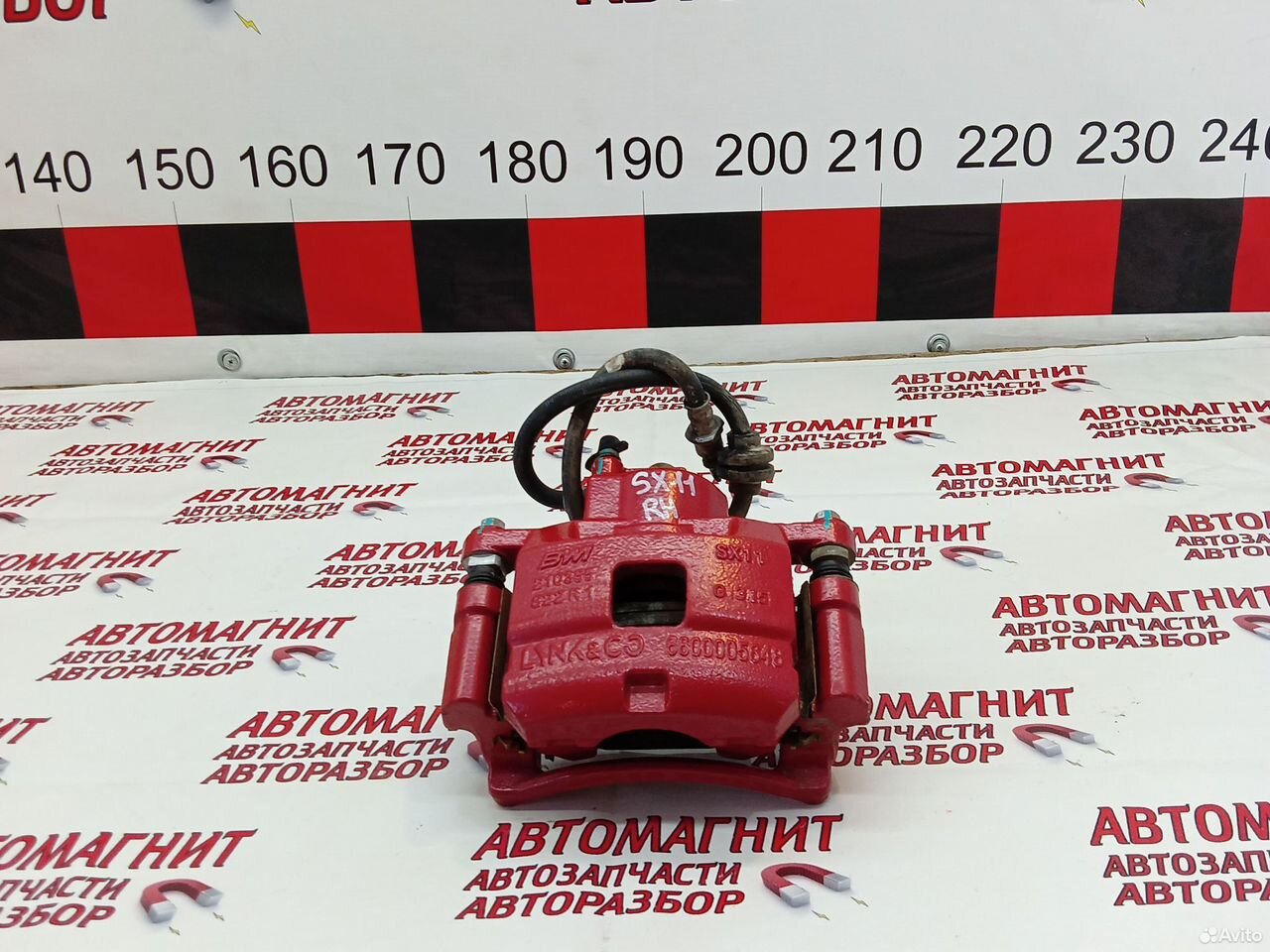 Супорт тормозной передний правый Джили Кулрей