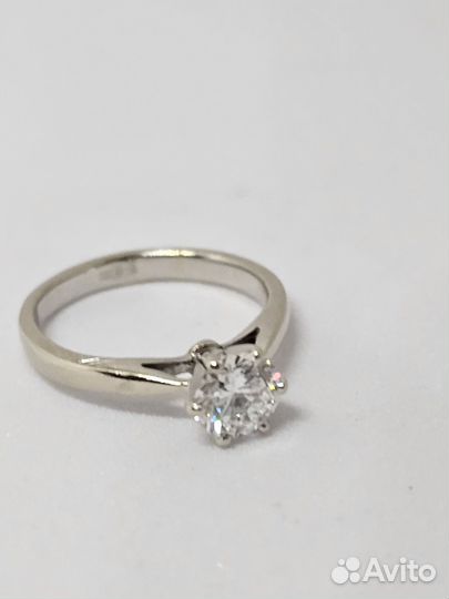 Кольцо с бриллиантом 0.8 карат