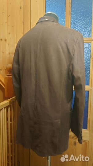 Patrick Hellmann тренч мужской кожаный Оригинал