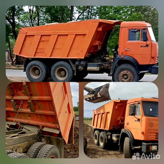 Песок, щебень, отсев, пгс доставка