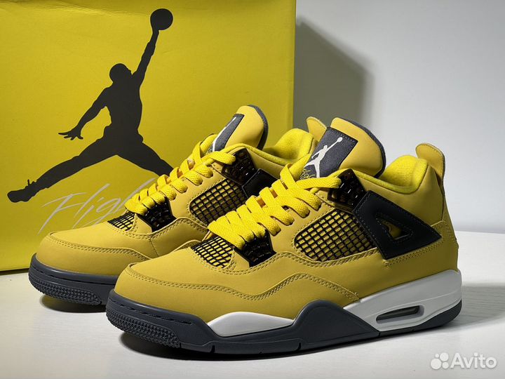 Кроссовки nike Air Jordan 4 Retro Lightning 2021