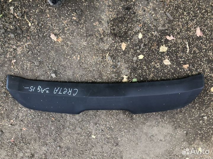 Накладка молдинг заднего бампера хендай крета
